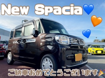 NEW スペーシアご納車です！